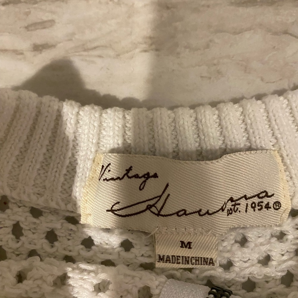 Vintage Havana Women's Cream Knit Sweater